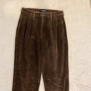 Men’s corduroy brown pants by “club room”.